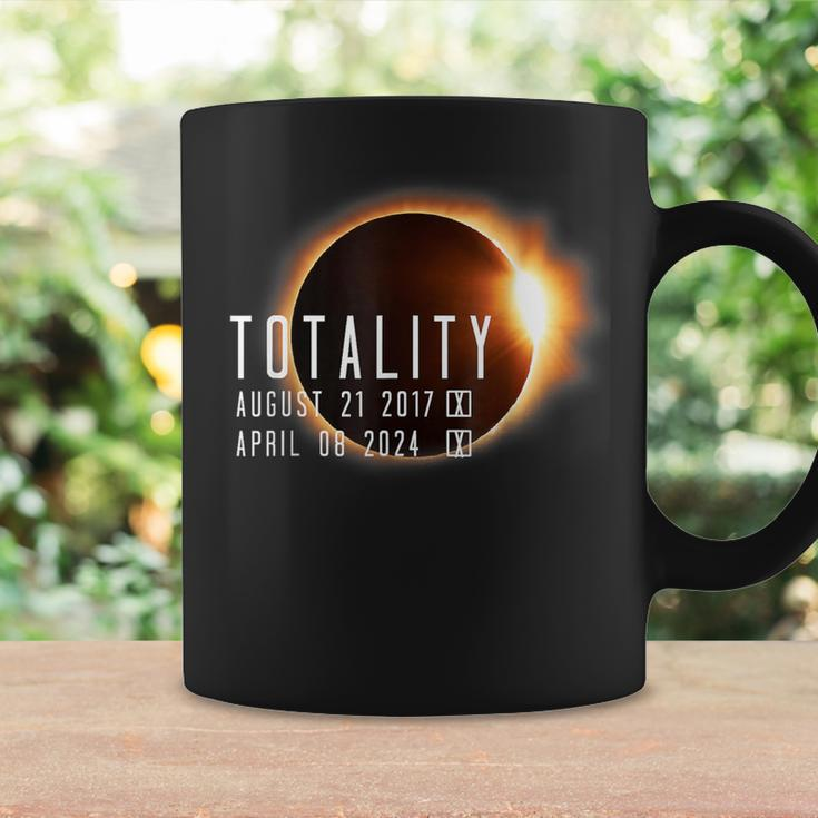 Twice In A Lifetime Totality Solar Eclipse 2017 & 2024 Coffee Mug Gifts ideas