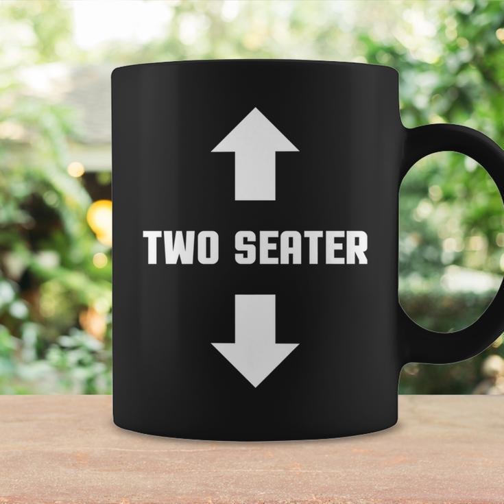 Two Seater Drinking Party Adult Humor Bachelor Single Joke Coffee Mug Gifts ideas