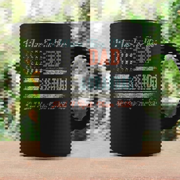 I Have Two Titles Dad & Grandad I Rock Them Both Grandad Coffee Mug Gifts ideas