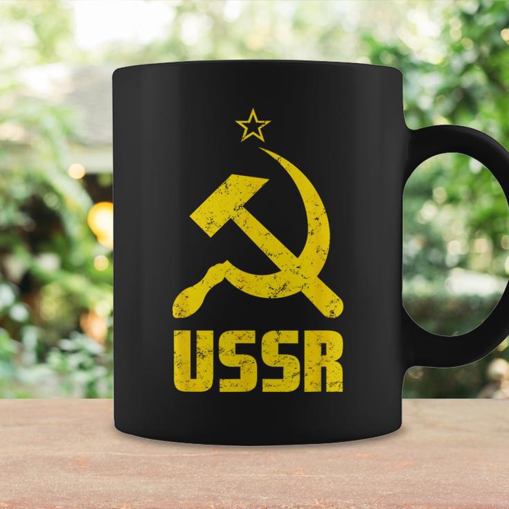 Udssr Used Look Hammer & Sickle Soviet Union Red Tassen Geschenkideen