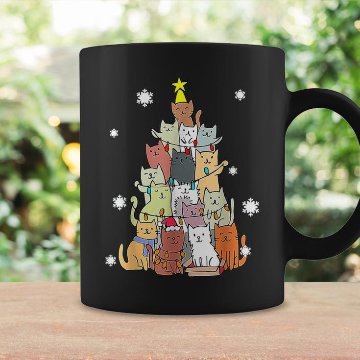 Ugly Christmas Sweater Cat Tree Xmas Cat Coffee Mug Gifts ideas