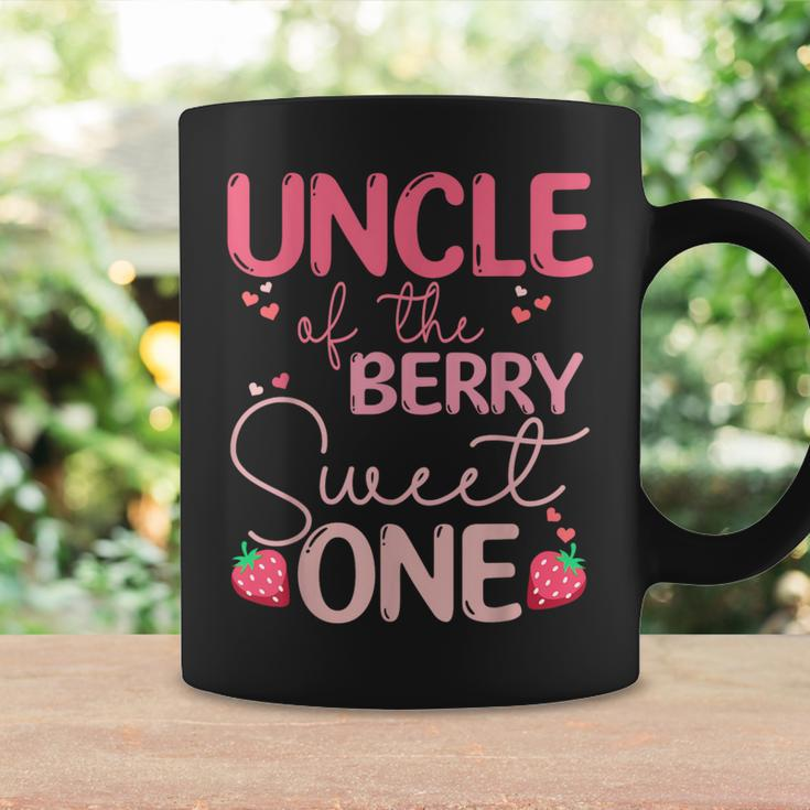 Uncle Of The Berry Sweet One Strawberry First Birthday Coffee Mug Gifts ideas