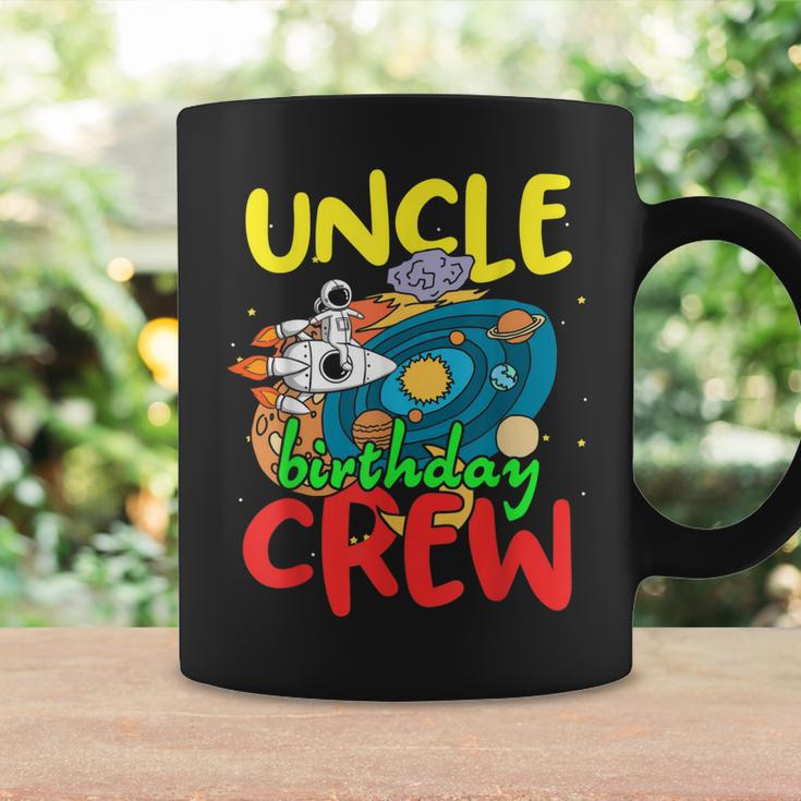 Uncle Birthday Crew Outer Space Planets Universe Party Coffee Mug Gifts ideas