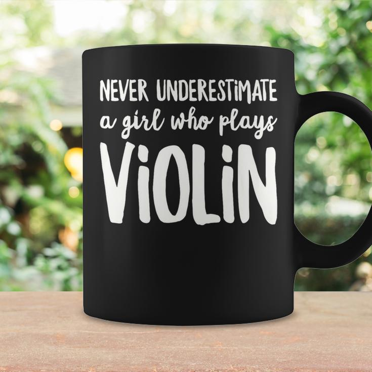 Never Underestimate A Girl Who Plays Violin Player Coffee Mug Gifts ideas