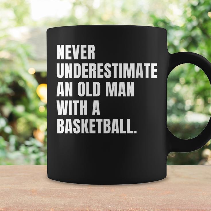 Never Underestimate An Old Man With A Basketball Dad Coffee Mug Gifts ideas
