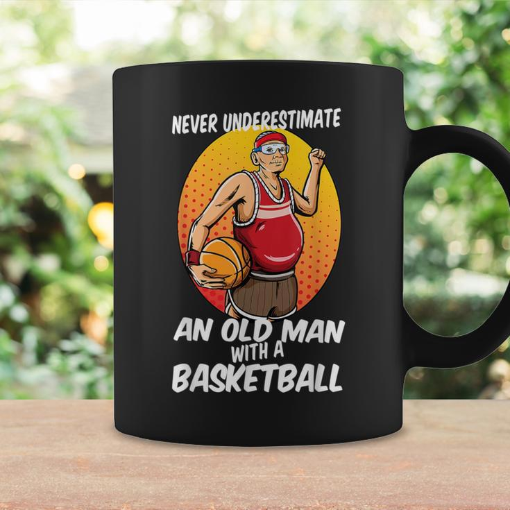 Never Underestimate An Old Man With A Basketball For Players Coffee Mug Gifts ideas
