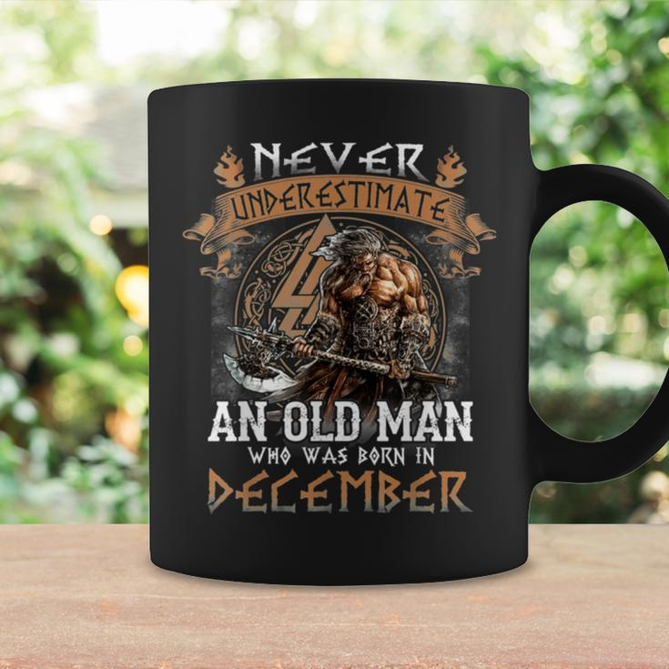 Never Underestimate An Old Man Who Was Born In December Coffee Mug Gifts ideas