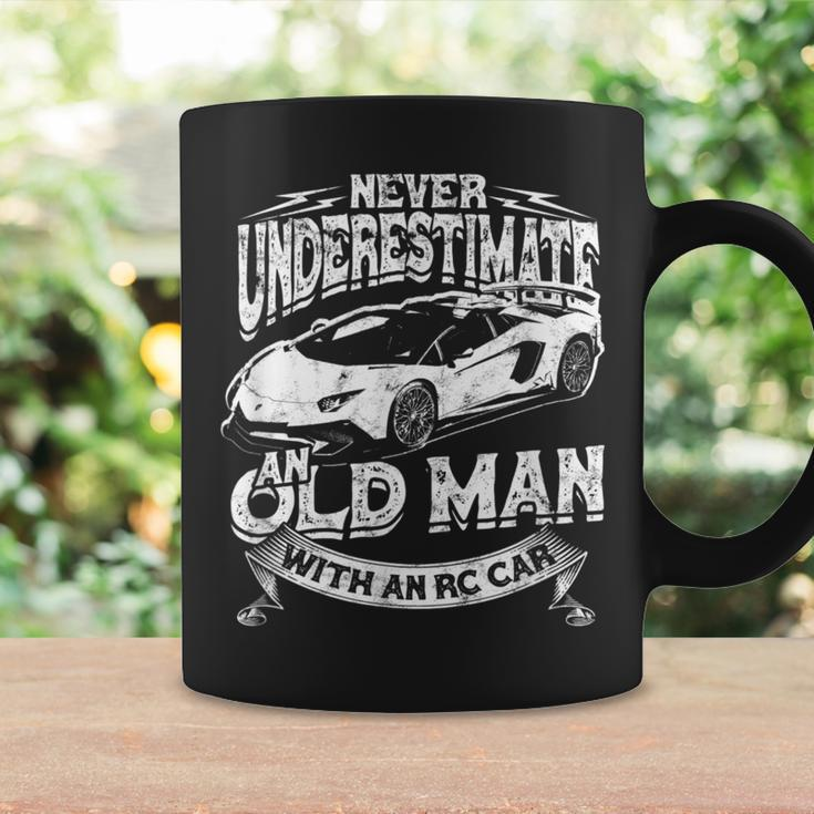 Never Underestimate An Old Man With An Rc Car Race Car Coffee Mug Gifts ideas