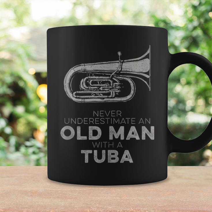 Never Underestimate An Old Man With A Tuba Vintage Novelty Coffee Mug Gifts ideas