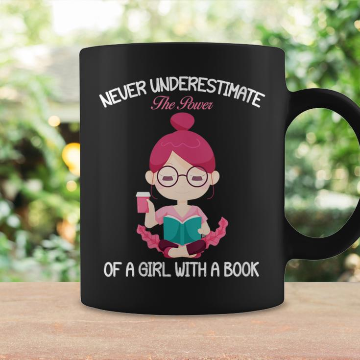 Never Underestimate The Power Of A Girl With A Book Lover Coffee Mug Gifts ideas