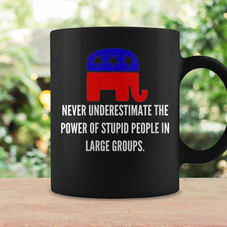 Never Underestimate The Power Of Stupid Republican People Coffee Mug Gifts ideas