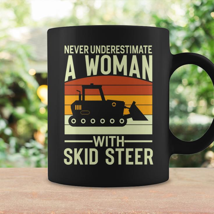 Never Underestimate A Woman With A Skid Sr Construction Coffee Mug Gifts ideas