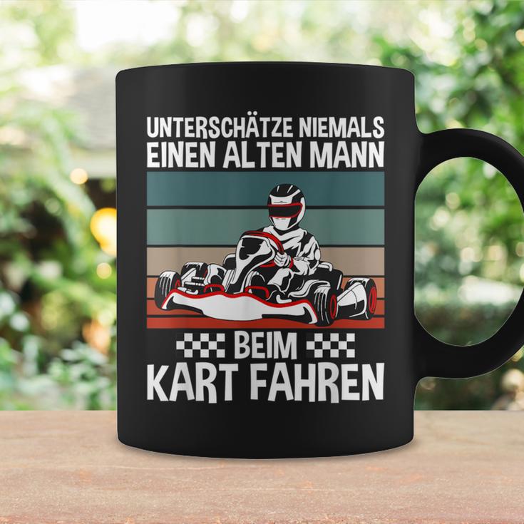 Underschatz Nie Eine Alten Mann Beim Kart Fahren Gokart Tassen Geschenkideen