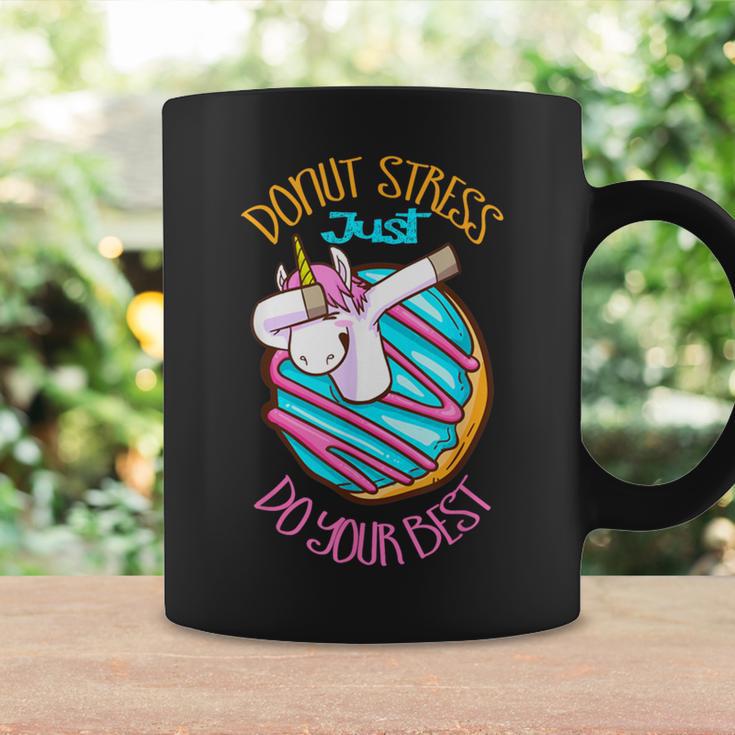 Unicorn Donut Stress Just Do Your Best Teacher Testing Day Coffee Mug Gifts ideas