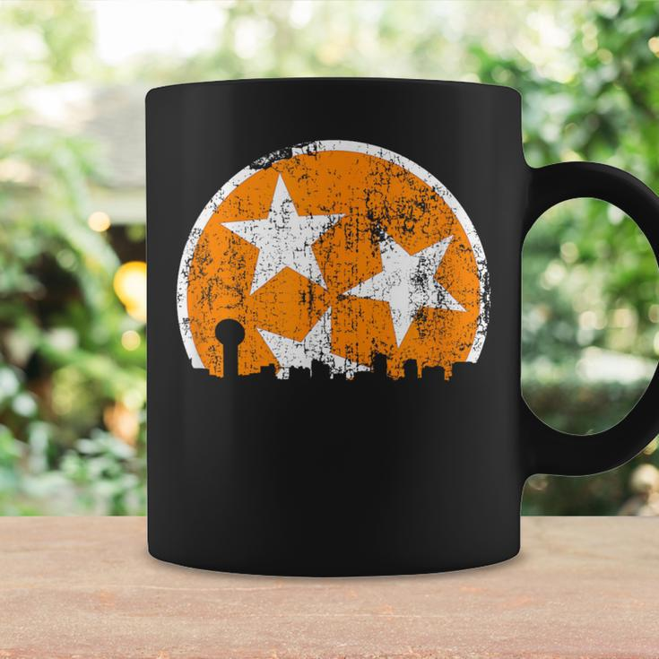 Unique Orange & White Tennessee State Flag Knoxville Skyline Coffee Mug Gifts ideas