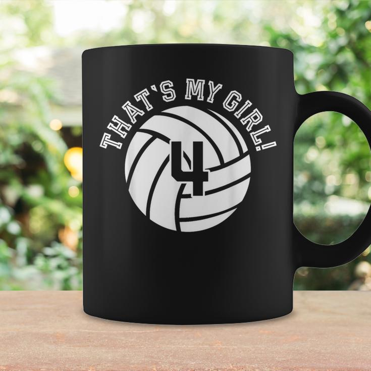 Unique That's My Girl 4 Volleyball Player Mom Or Dad Coffee Mug Gifts ideas