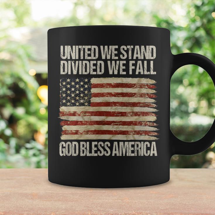 United We Stand Divided We Fall God Bless America Coffee Mug Gifts ideas