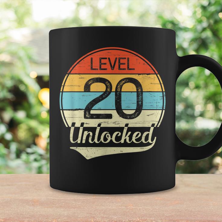 Unlocked Level 20 Birthday Vintage Coffee Mug Gifts ideas