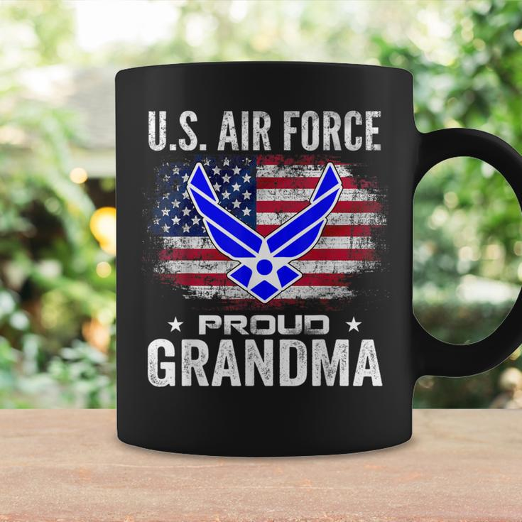 Us Air Force Proud Grandma With American Flag Veteran Coffee Mug Gifts ideas