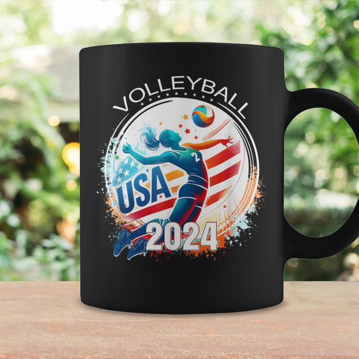 Usa 2024 Summer Games Volleyball America Sports 2024 Usa Coffee Mug Gifts ideas