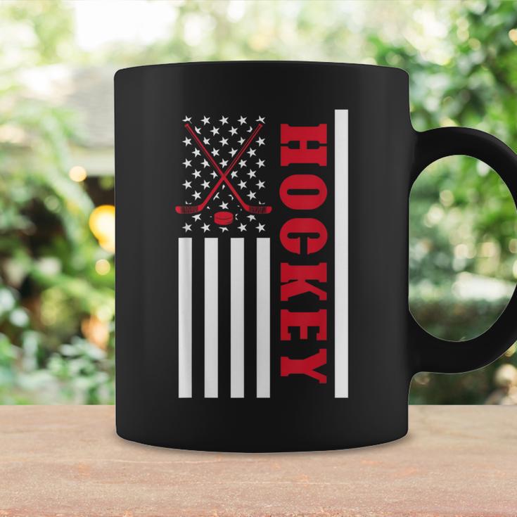 Usa Flag Patriotic American Pride Hockey Player Hockey Coffee Mug Gifts ideas