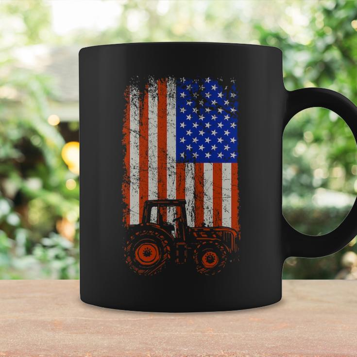 Usa Flag Tractor Farmer Coffee Mug Gifts ideas