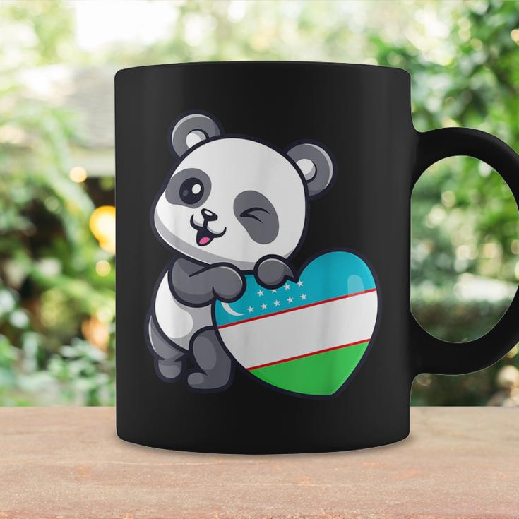 Usbekistan Flagge Herz Geschenke Panda Usbeki Usbekistan Souvenir Tassen Geschenkideen