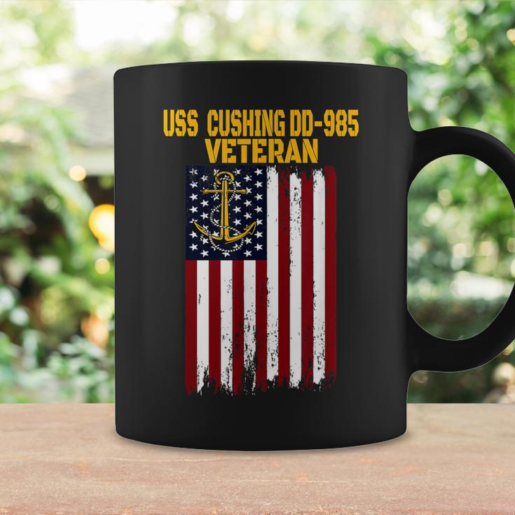 Uss Cushing Dd-985 Warship Veteran Day Fathers Day Dad Son Coffee Mug Gifts ideas