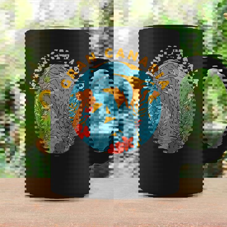 Vacaciones Españolas Deerano Islas Canarias Gran Canaria Taza de café Ideas de regalos