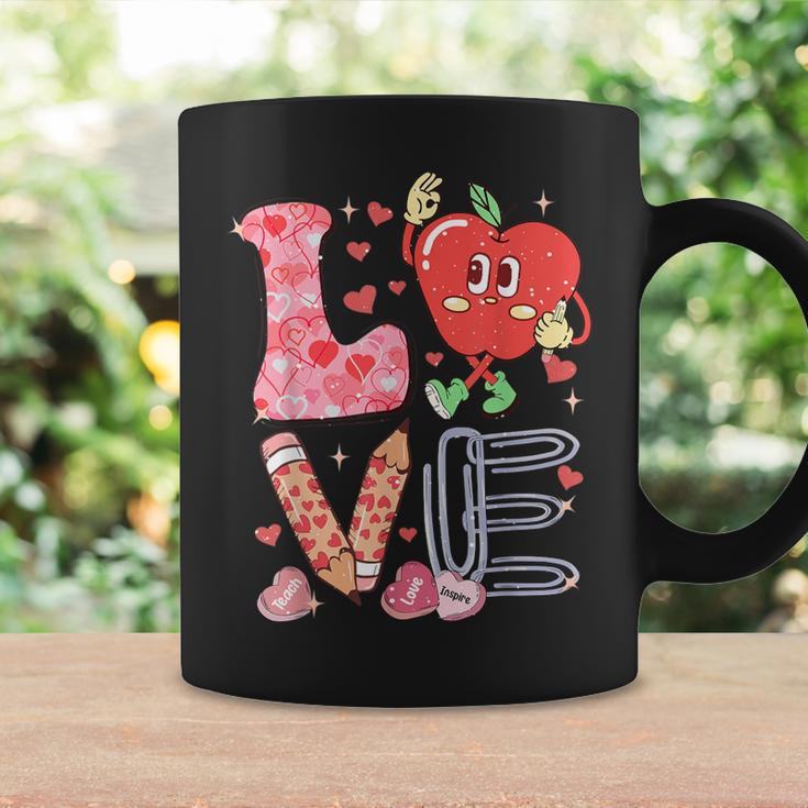 Valentine Day Love Teacher Candy Conversation Hearts Coffee Mug Gifts ideas