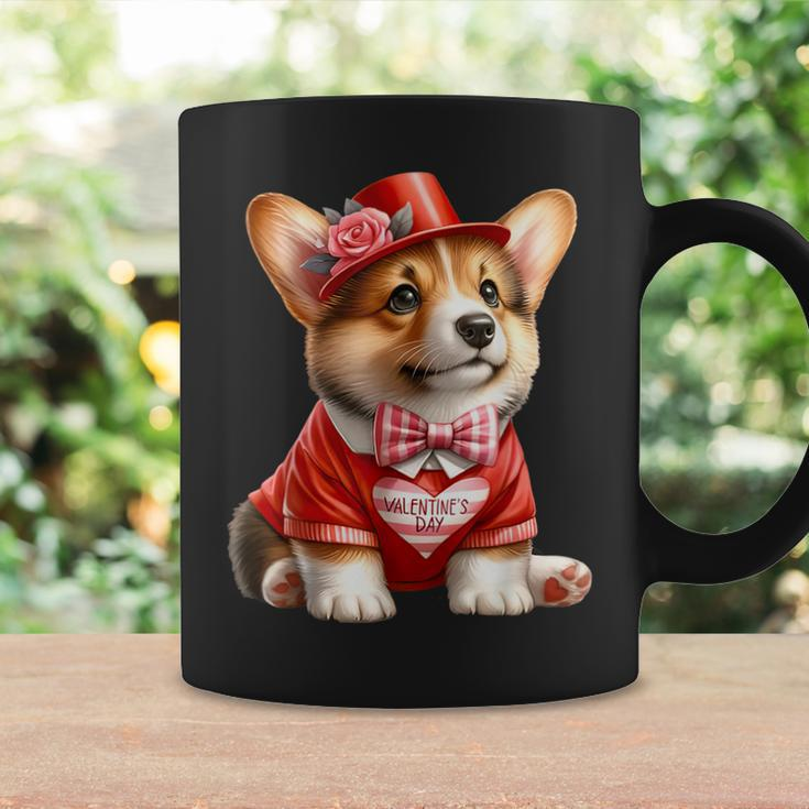 Valentines Day Corgi Heart Couples Love Corgi Dog Lovers Coffee Mug Gifts ideas