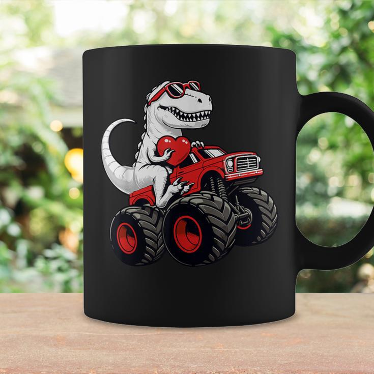 Valentines DayRex Riding Monster Truck Toddler Boys Coffee Mug Gifts ideas