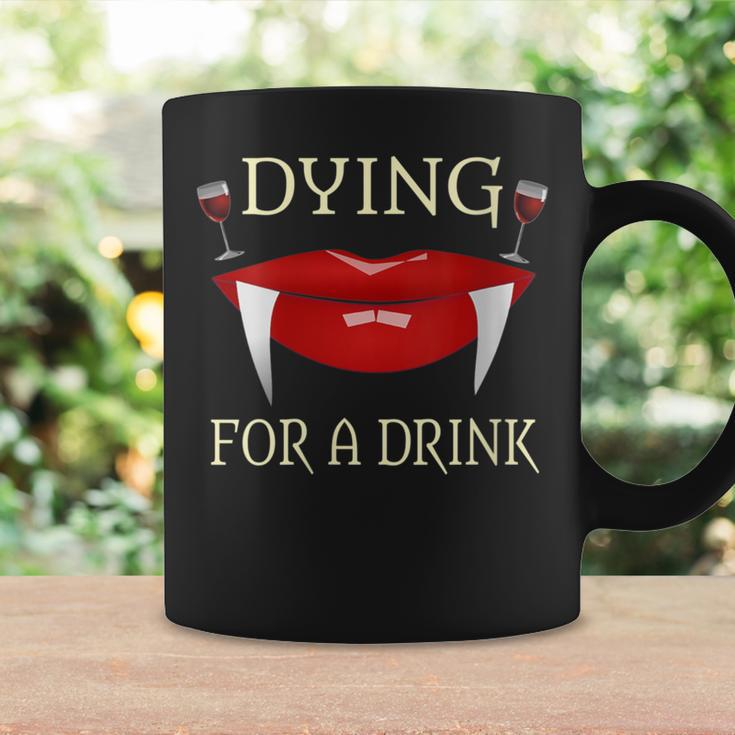 Vampire Wine Lover Quote Halloween Costume Women Coffee Mug Gifts ideas