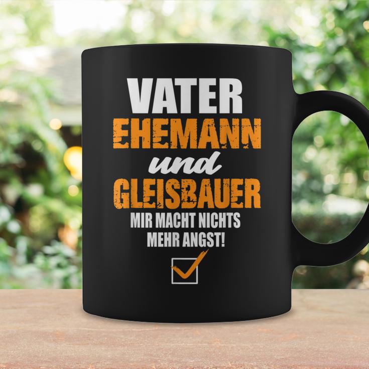 Vater Ehemann Und Gleisbauer Gleisbau Eisenbahn Eisenbahner Tassen Geschenkideen