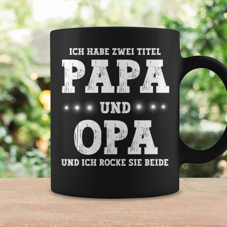 Vatertag Ich Habe Zwei Titel Papa Und Opa Tassen Geschenkideen