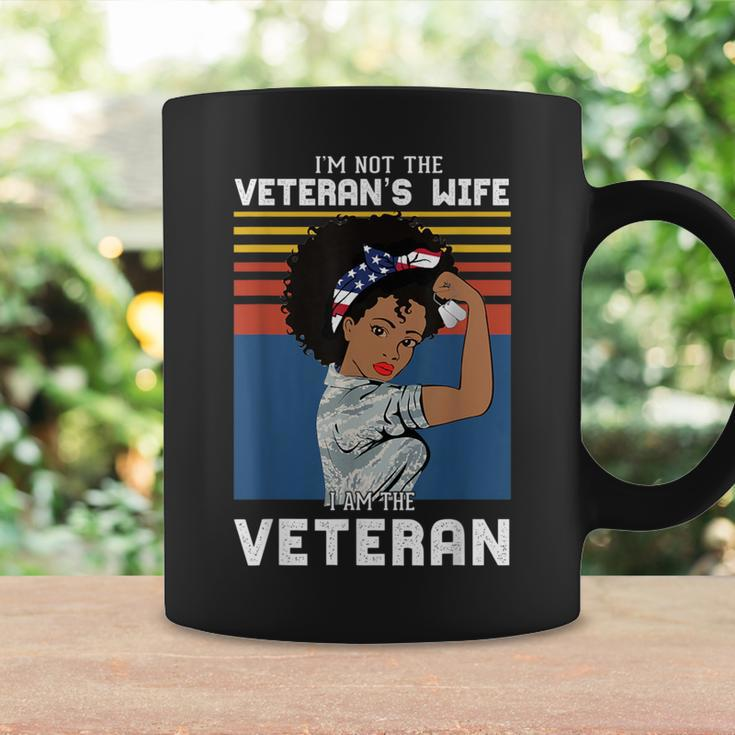 I Am Veteran Not Veterans Wife African American Veteran Girl Coffee Mug Gifts ideas