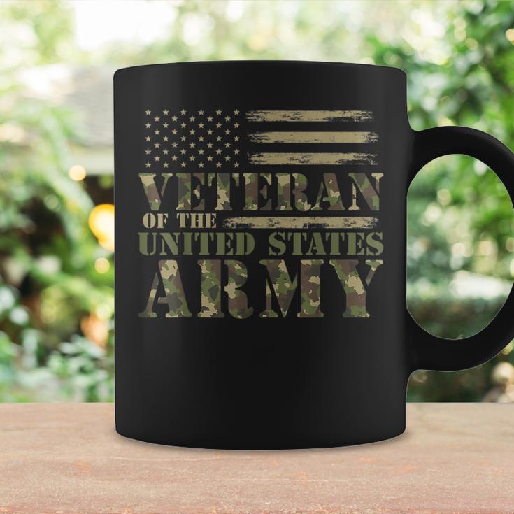 Veteran Of The United States Army Camouflage Us Flag Veteran Coffee Mug Gifts ideas