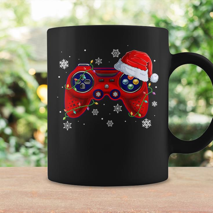 Video Game Controller Christmas Santa Hat Gamer Boys Girls Coffee Mug Gifts ideas