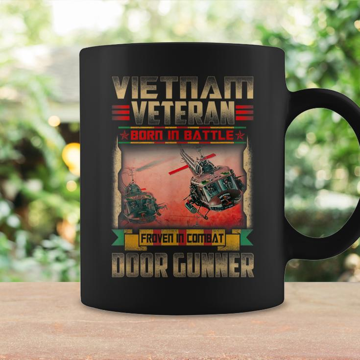 Vietnam Veteran Uh1 Huey Helicopter Door Gunner Coffee Mug Gifts ideas