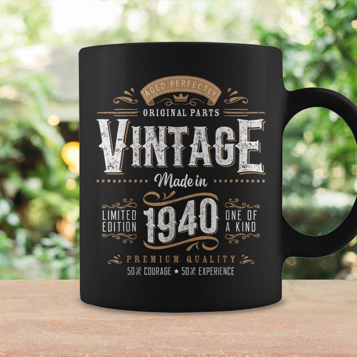 Vintage 1940 84Th Birthday Decoration 84 Year Old Men Coffee Mug Gifts ideas