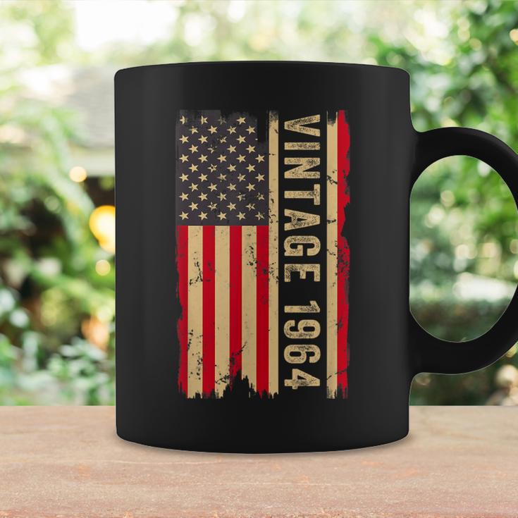 Vintage 1964 60Th Birthday 60 Years Old American Flag Coffee Mug Gifts ideas