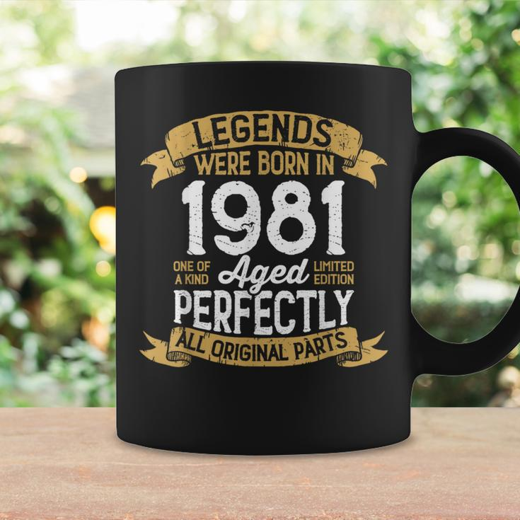 Vintage 1981 Birthday Legends Were Born In 1981 Coffee Mug Gifts ideas