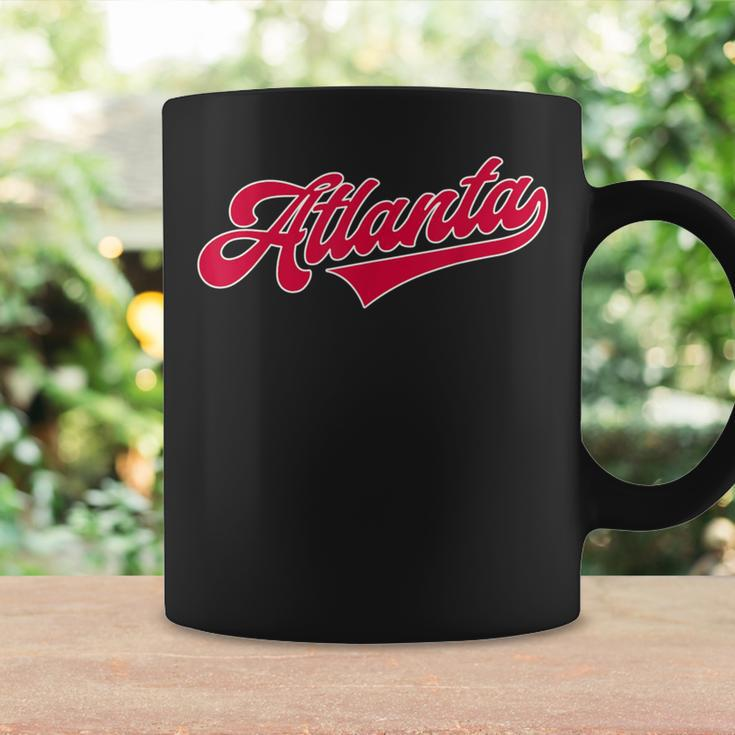 Vintage Atlanta Baseball Script Atl Game Day Brave Coffee Mug Gifts ideas