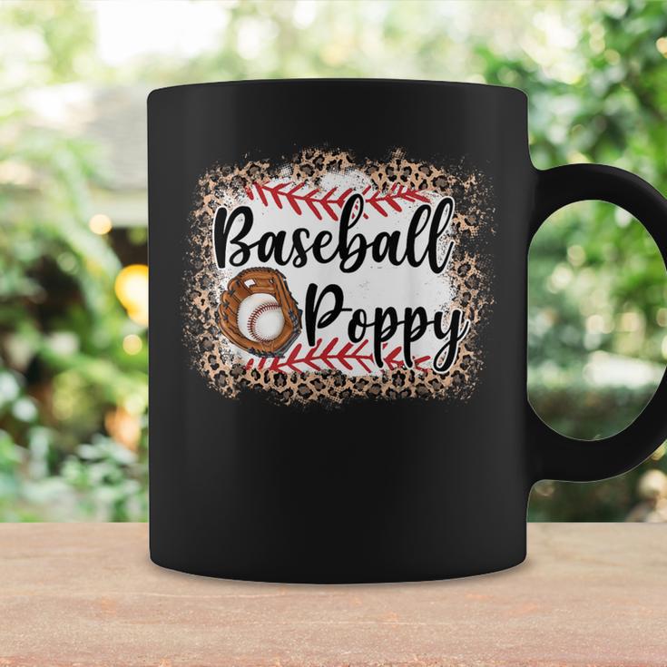 Vintage Baseball Poppy Leopard Baseball Pride Coffee Mug Gifts ideas