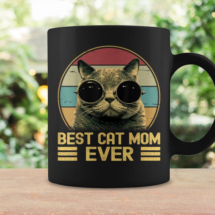 Vintage Best Cat Mom Ever For Women Cat Lover Cat Mom Coffee Mug Gifts ideas