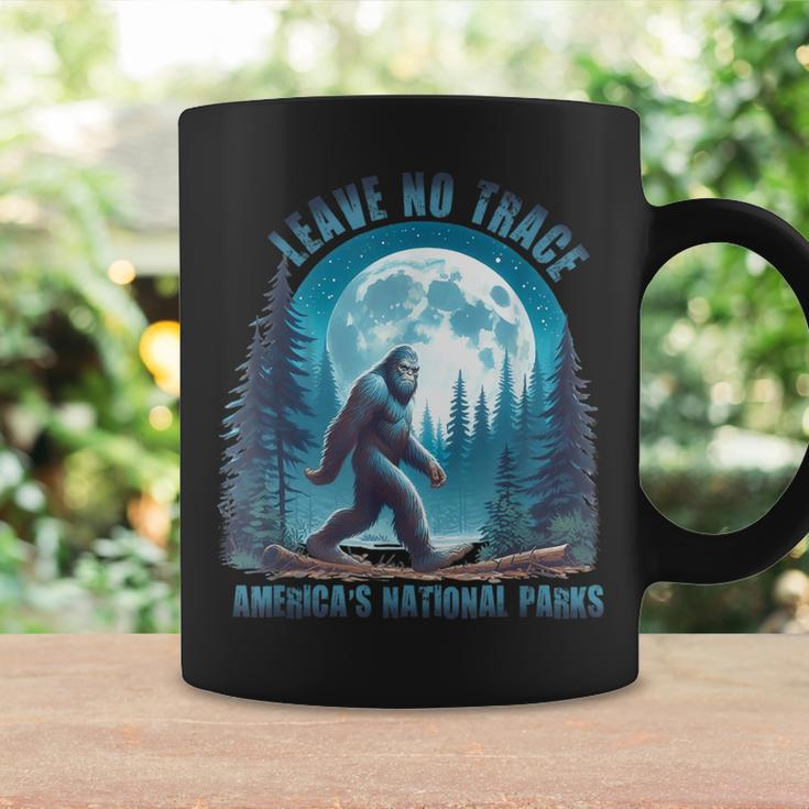 Vintage Bigfoot Leave No-Trace America's National Parks Coffee Mug Gifts ideas