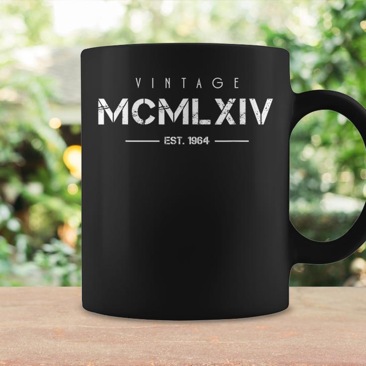Vintage Born In 1964 Roman Numerals Mcmlxiv Birthday Coffee Mug Gifts ideas