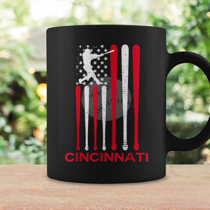 Vintage Cincinnati Baseball Soul American Us Flag Coffee Mug Gifts ideas