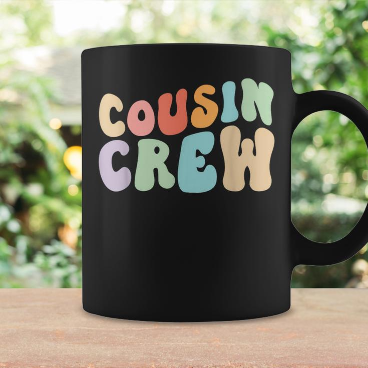 Vintage Cousin Crew Groovy Retro Family Matching Cool Coffee Mug Gifts ideas