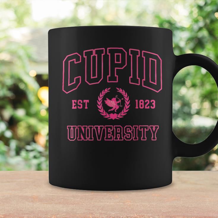 Vintage Cupid University College Cute Valentines Day Coffee Mug Gifts ideas
